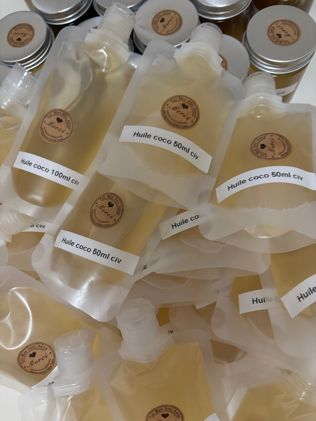 100% VIRGIN COLD PRESSED COCONUT OIL for hair and body