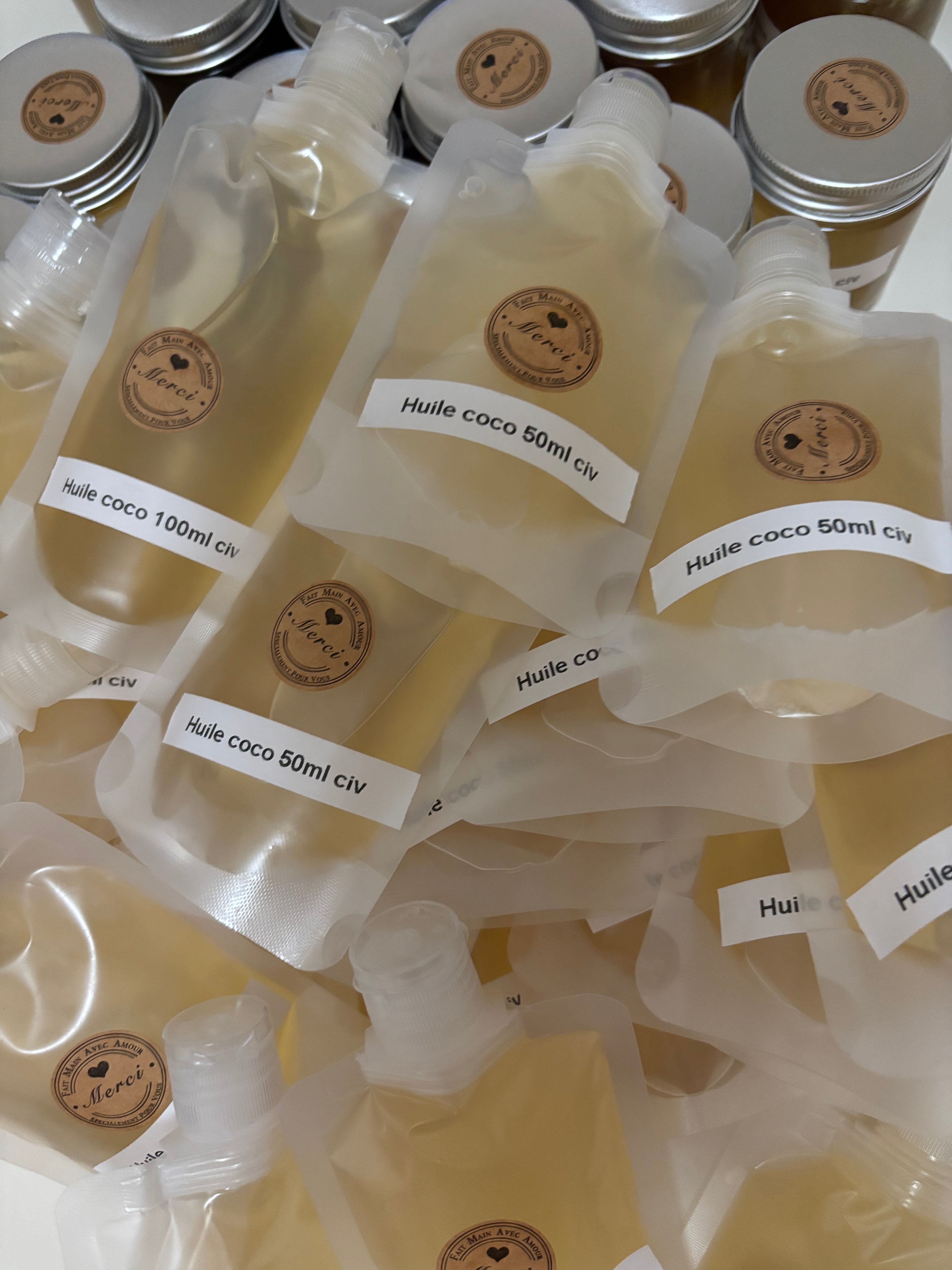 100% VIRGIN COLD PRESSED COCONUT OIL for hair and body