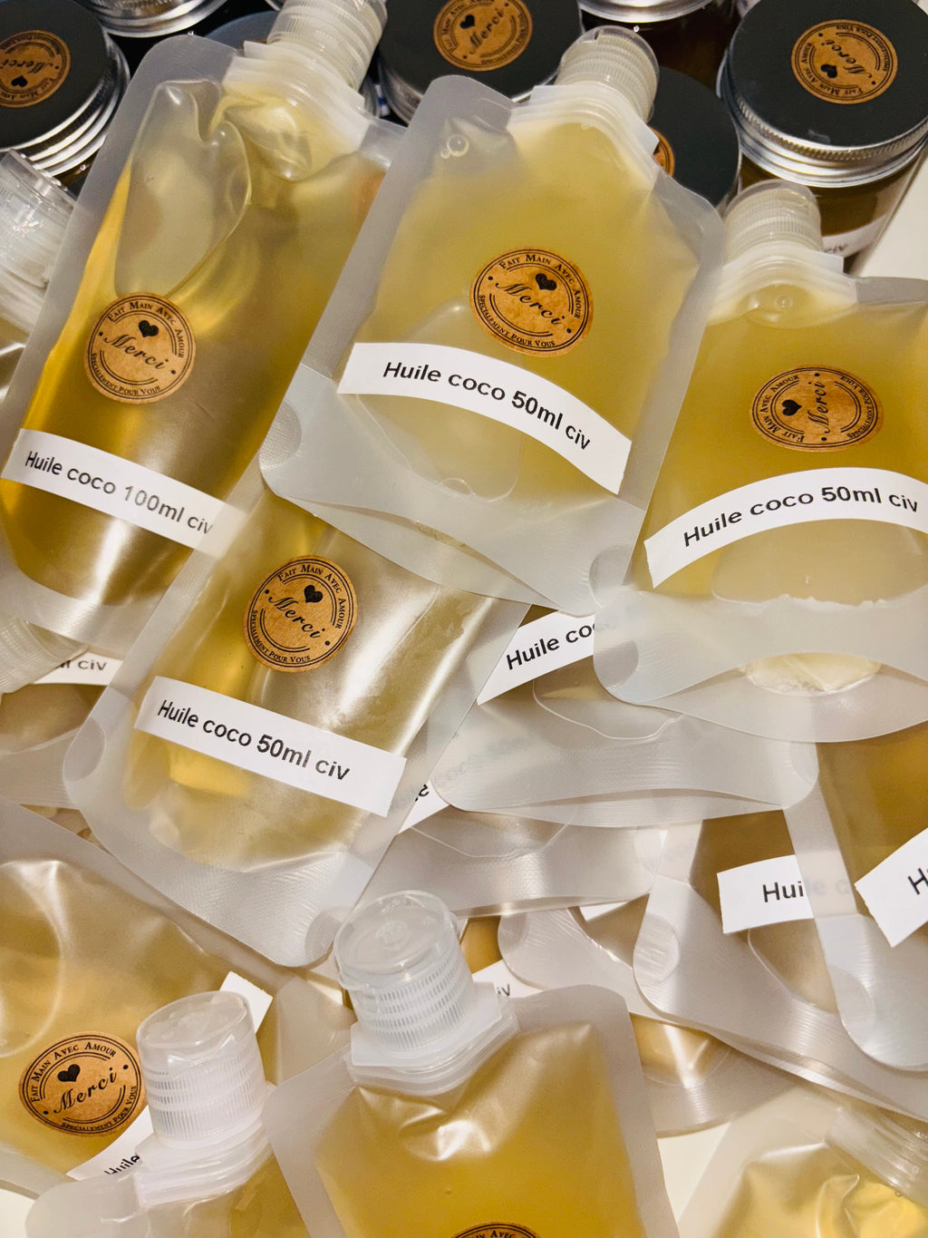 100% VIRGIN COLD PRESSED COCONUT OIL for hair and body