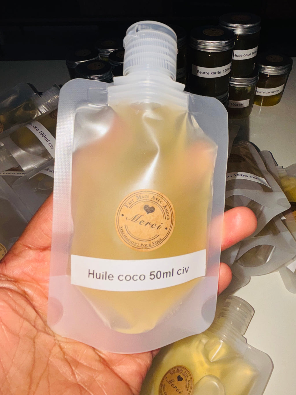 100% VIRGIN COLD PRESSED COCONUT OIL for hair and body